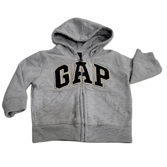 GAP Logo Zip Hoodie 12-18 Months - Picture 13 of 13